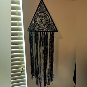 Triangle eye wall hanging dream catcher